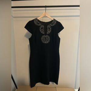 Chettab Black embellished dress